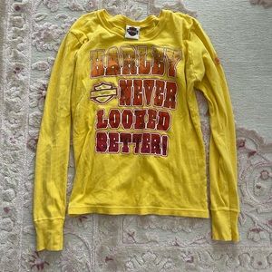 Vintage Harley-Davison long sleeve tee shirt